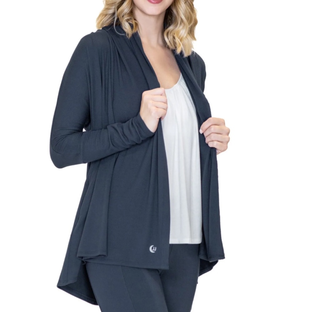 JJWinks Cozy Robe in Navy